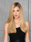 10PC Straight Human Hair Extension Kit by Hairdo -  Front 1
