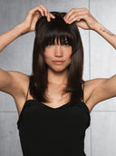 Human Hair Clip-in Bangs by Hairdo - Front 2