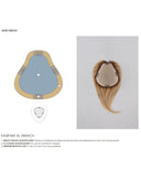 Easipart XL French HH 12'' - Human Hair Topper