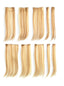20'' 10-Piece Straight Human Hair Extension Kit