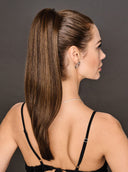 21" Straight Claw Clip - HF Synthetic Ponytail