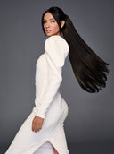 27'' Straight Cinched - HF Synthetic Ponytail